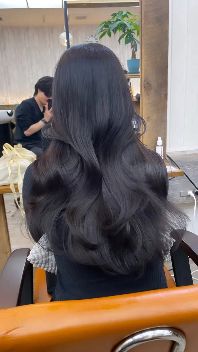 ロング カラー レイヤーカット カット トリートメント HIKARU副店長/ ✨️髪質改善のヘアスタイル