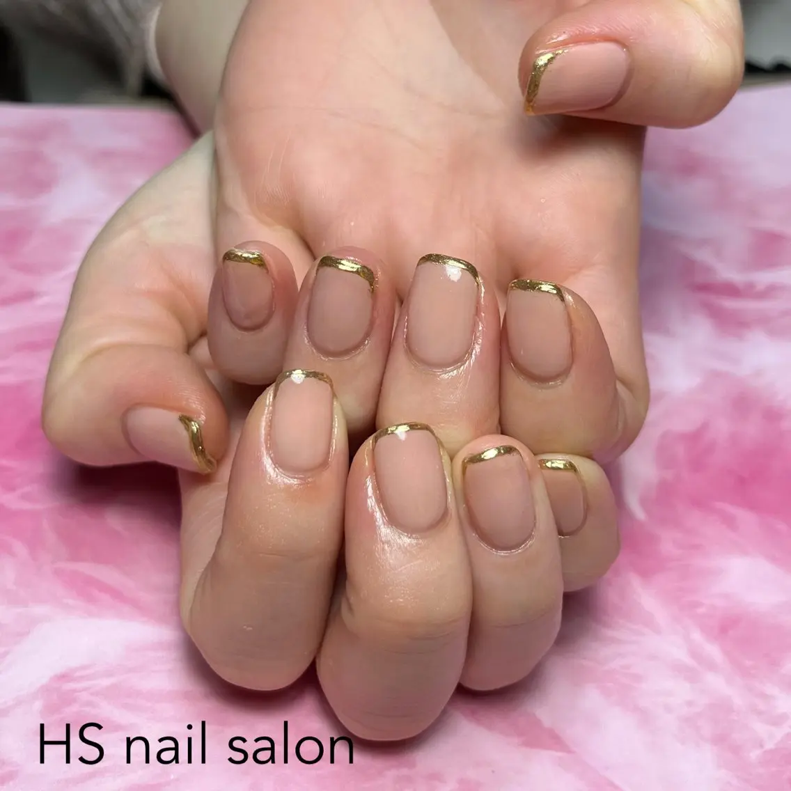 ショート ハンドネイル hs nail salonのネイルデザイン