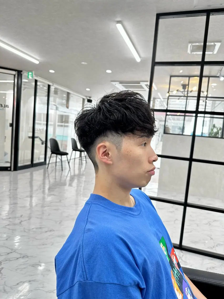 パーマ メンズ スペインカール カット パーマ 🔥メンズ専門🔥 永長　涼のヘアスタイル