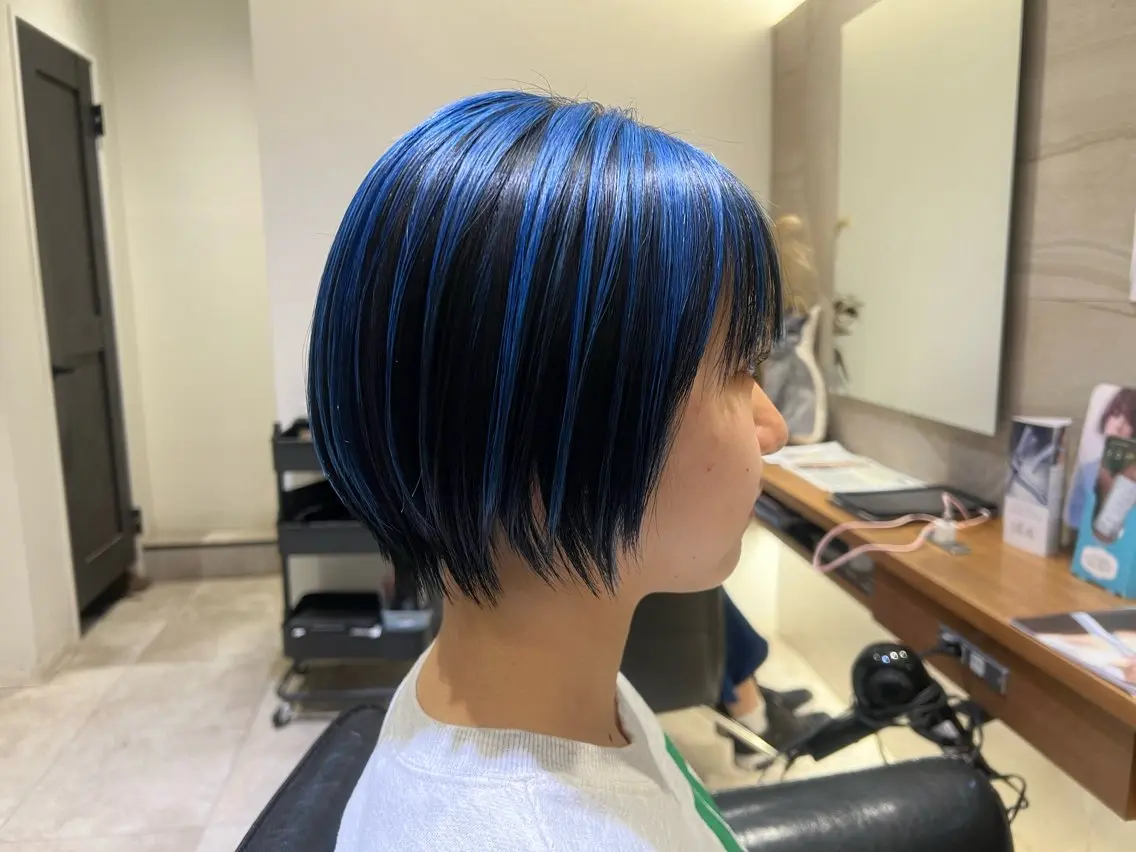 ショート 🫧韓国ヘア 透明感 カラー🫧福田 楓のヘアスタイル