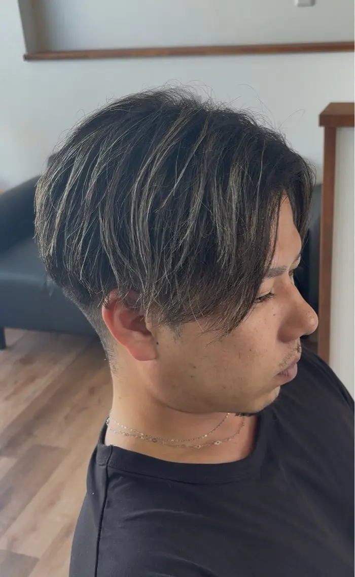 ミディアム メンズ カット hairs 897のヘアスタイル