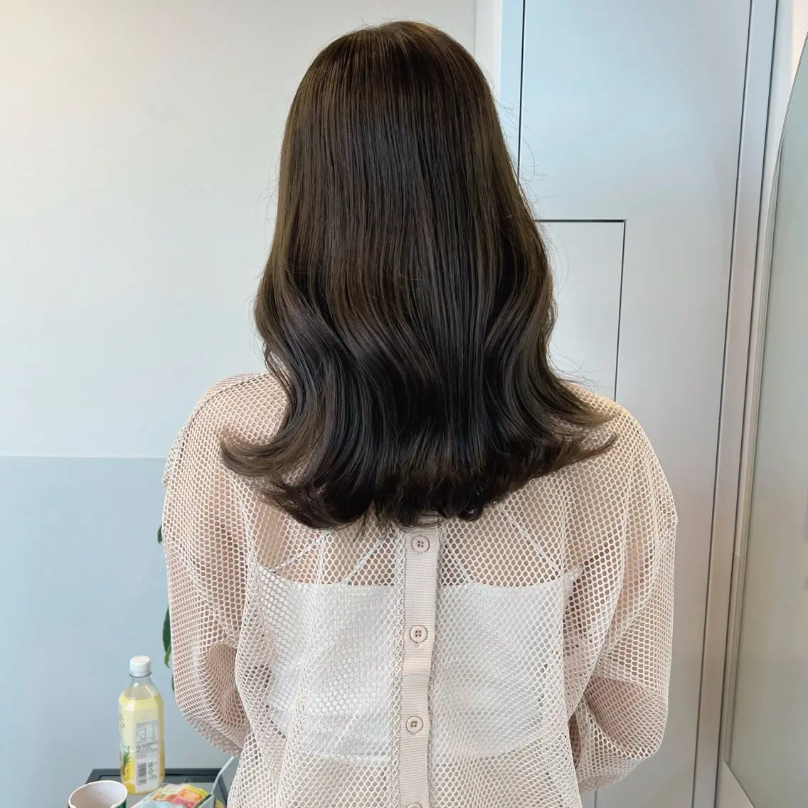 ミディアム カラー ヘアアレンジ ブリーチなしカラー/ 髪質改善/寺門束のヘアスタイル