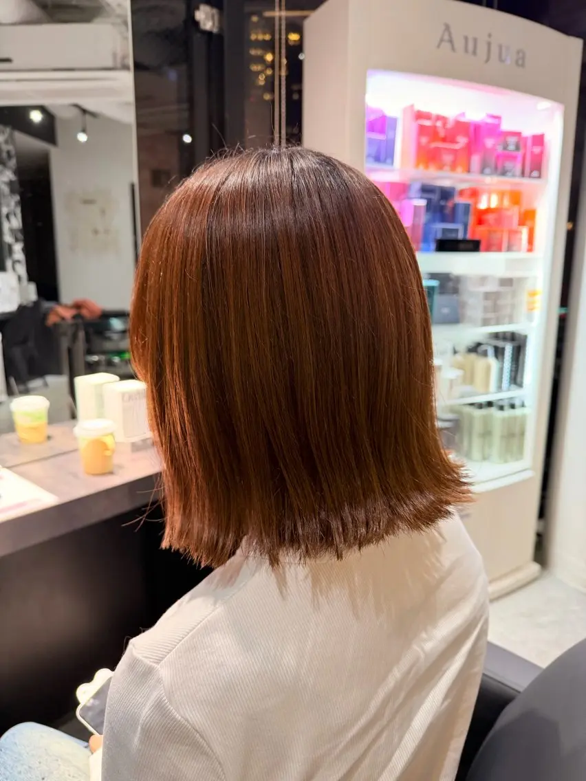 ショート 似合わせカット サラ艶&艶髪系✨ Ayane/心斎橋のヘアスタイル