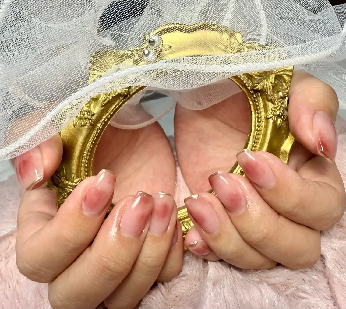 ネイル アートネイル チークネイル フレンチネイル ガラスフレンチ 氷ネイル・うるうるネイル Mai’s nailのネイルデザイン