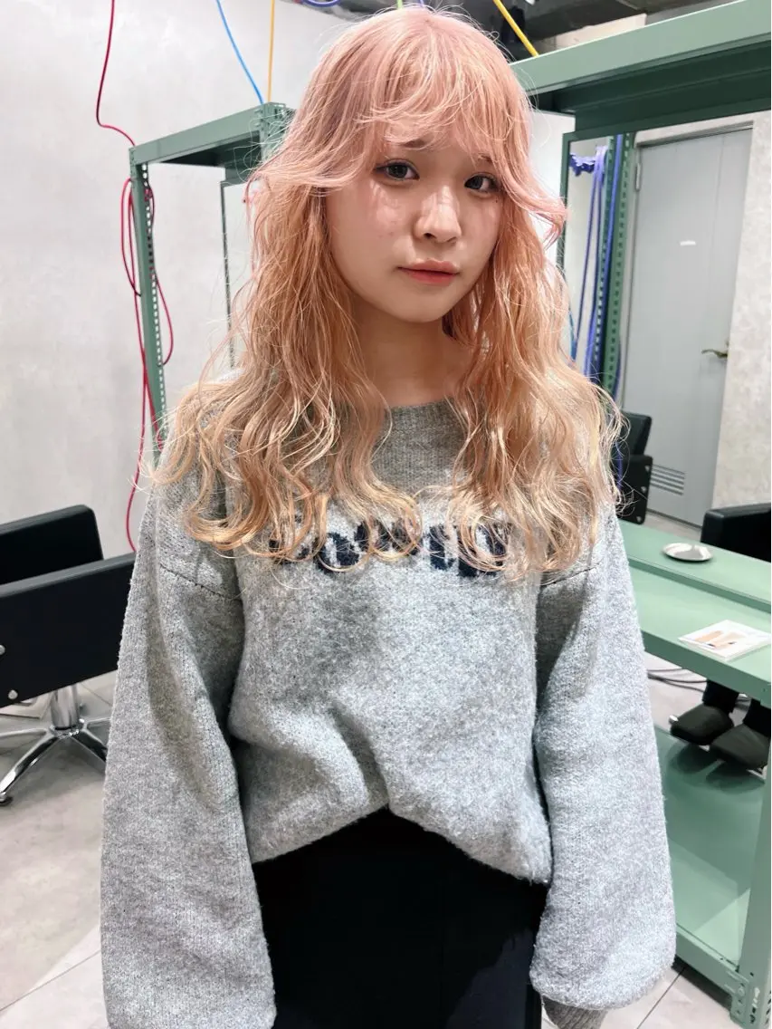 ロング カラー ヘアカラー トリートメント ヘアセット 🧡色落ちまで2度 楽しめる🧡ヨシキのヘアスタイル