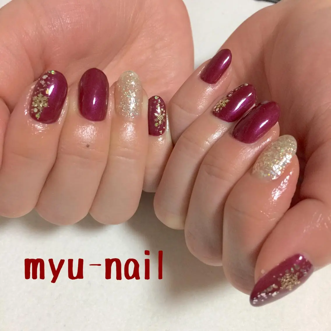 ネイル ハンドネイル ホームサロン myu-nailのネイルデザイン