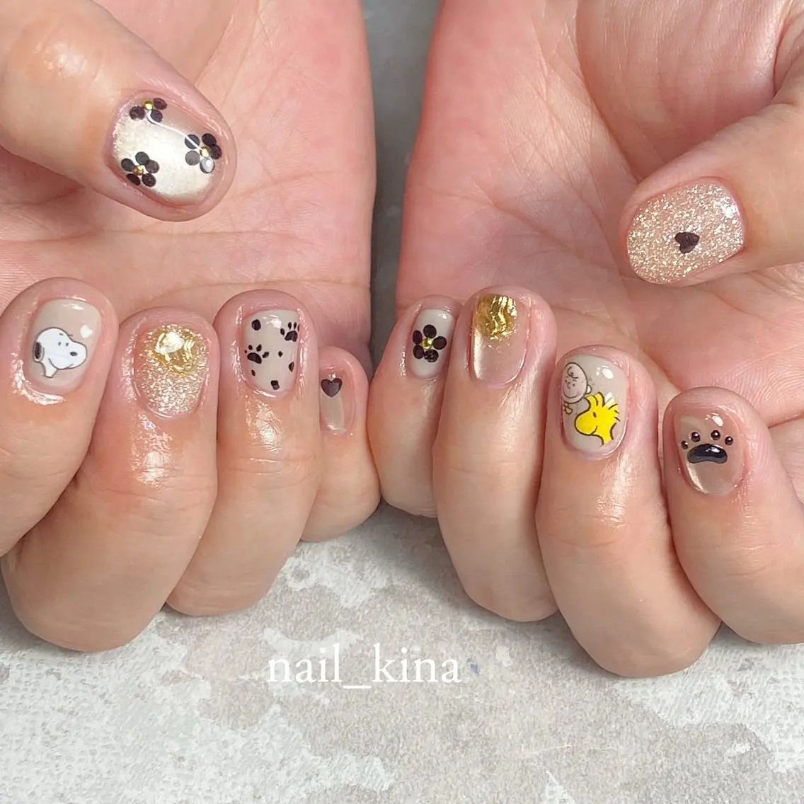 ネイル ワンカラーネイル 夏ネイル nail_ kinaのネイルデザイン