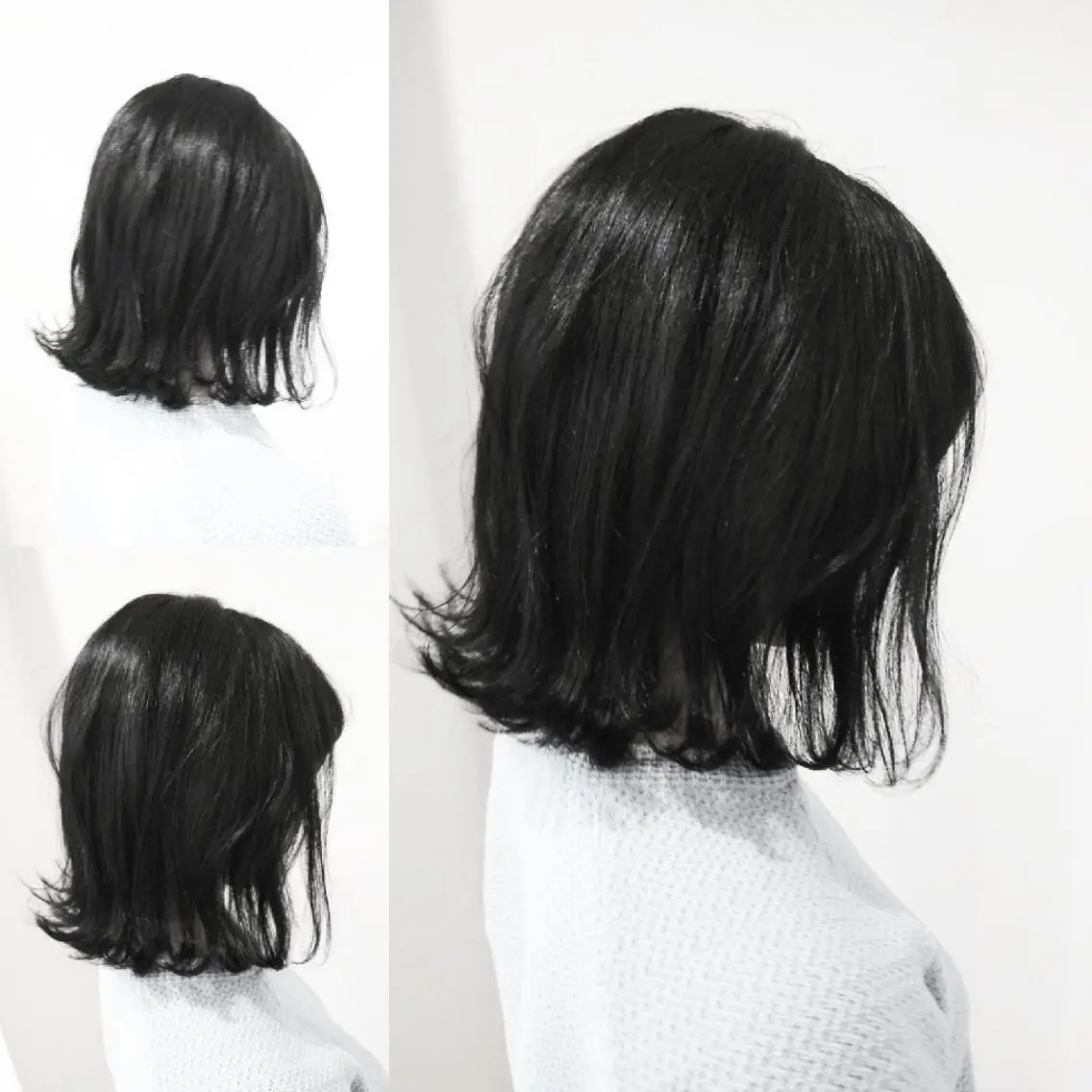 ミディアム カラー パーマ ヘアアレンジ ネイル キッズ メンズ マツエク・マツパ 外ハネヘア カット ヘアカラー トリートメント MEGUMI megumiのヘアスタイル