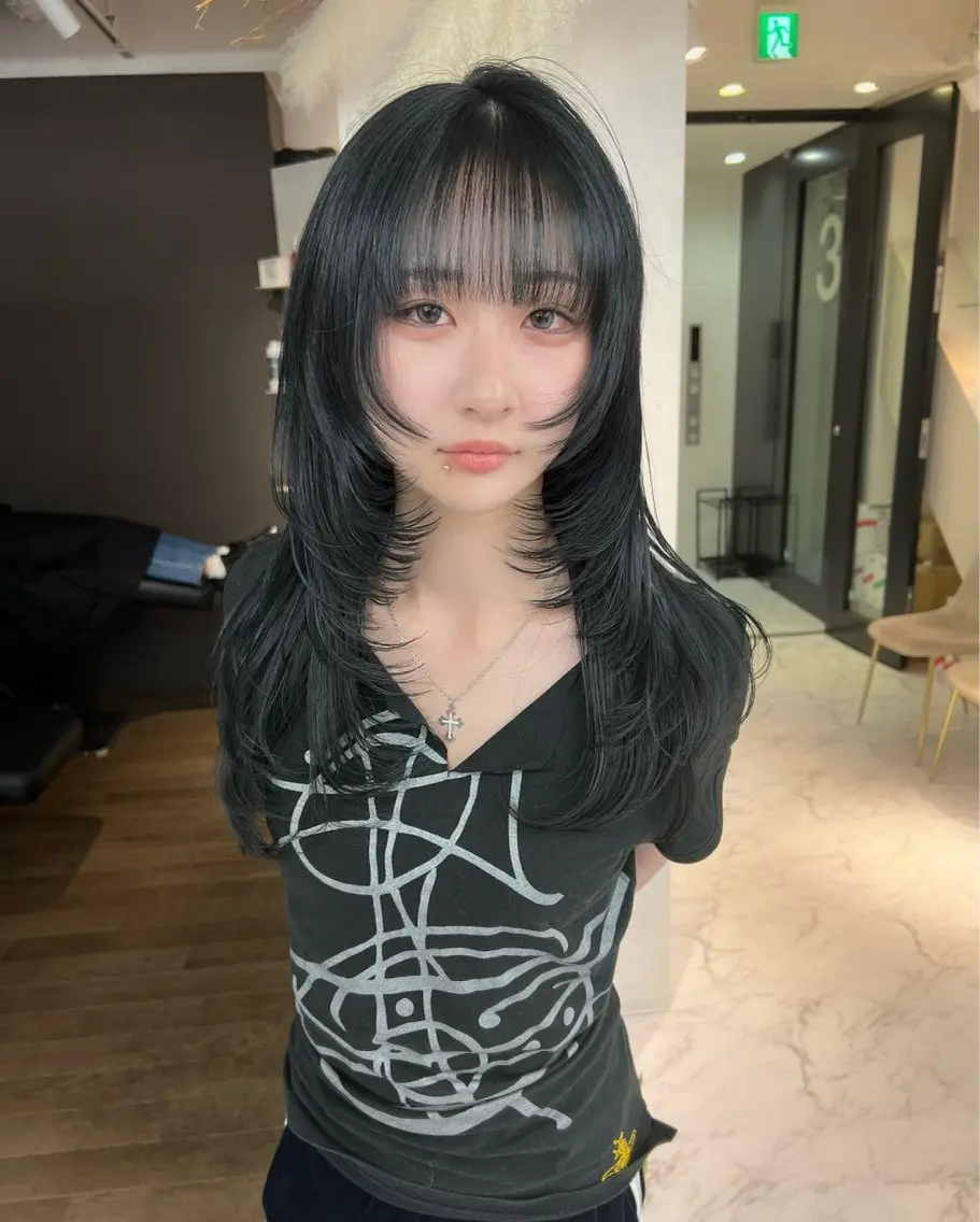 🥉人気no.3🥉カット+美髪縮毛矯正+髪質改善ultowaトリートメント【レイヤーカット、ハッシュカット】の写真