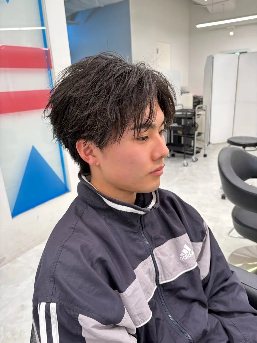 パーマ メンズ カット パーマ 🫧暖色カラー🫧/ Masaruのヘアスタイル
