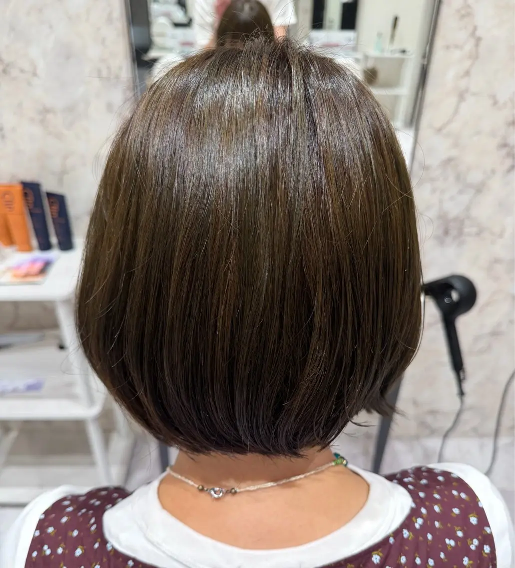 ミディアム カラー 凛乙菜 ／ 透明感カラーのヘアスタイル
