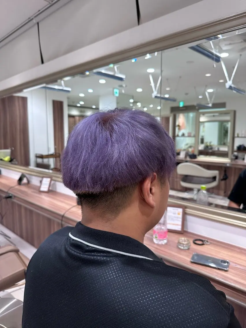 ショート カラー メンズ メンズ専門🔥女性の モデル受付中!/陸翔のヘアスタイル