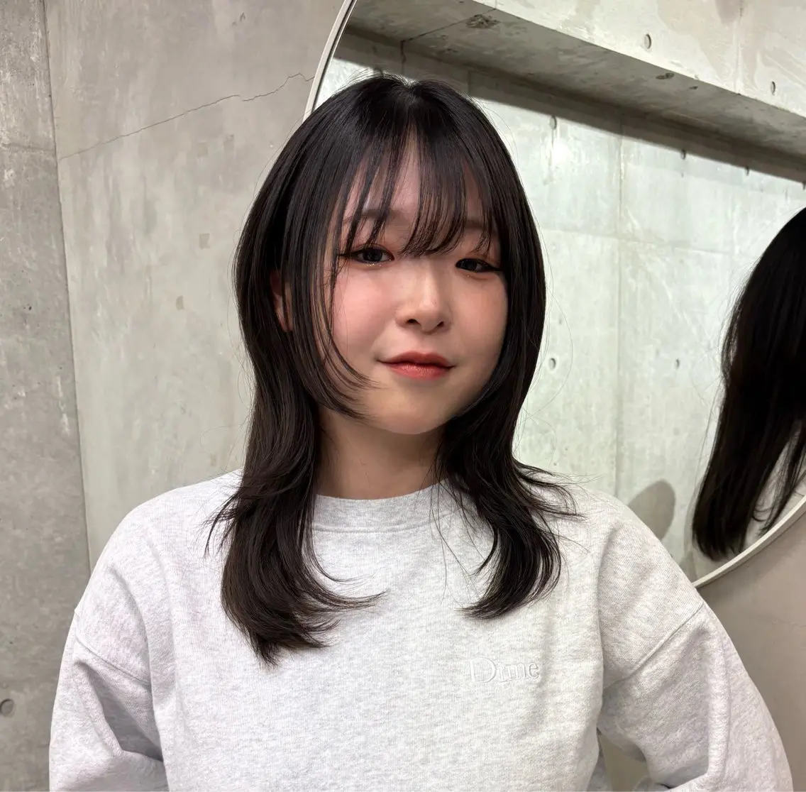 ミディアム レイヤーカット bob/shot /umiのヘアスタイル