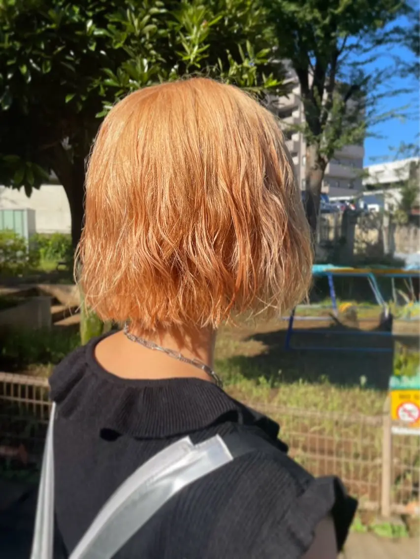 🫧大人気メニュー🫧カット+ダブルカラー(ブリーチカラー)+トリートメント27,500円→19,250の写真