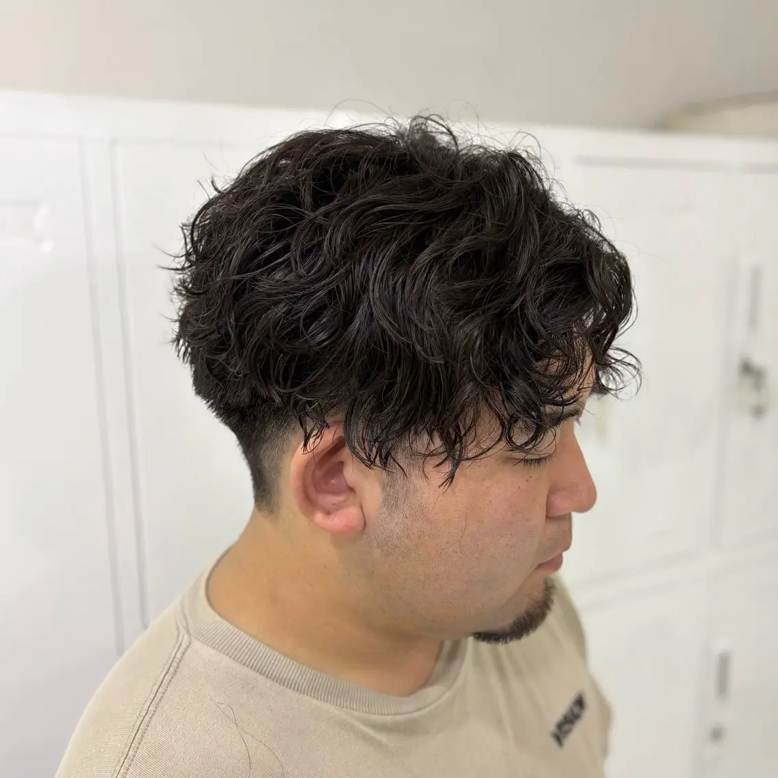 パーマ メンズ メンズパーマ スパイラルパーマ カット パーマ 阿部 渓太のヘアスタイル