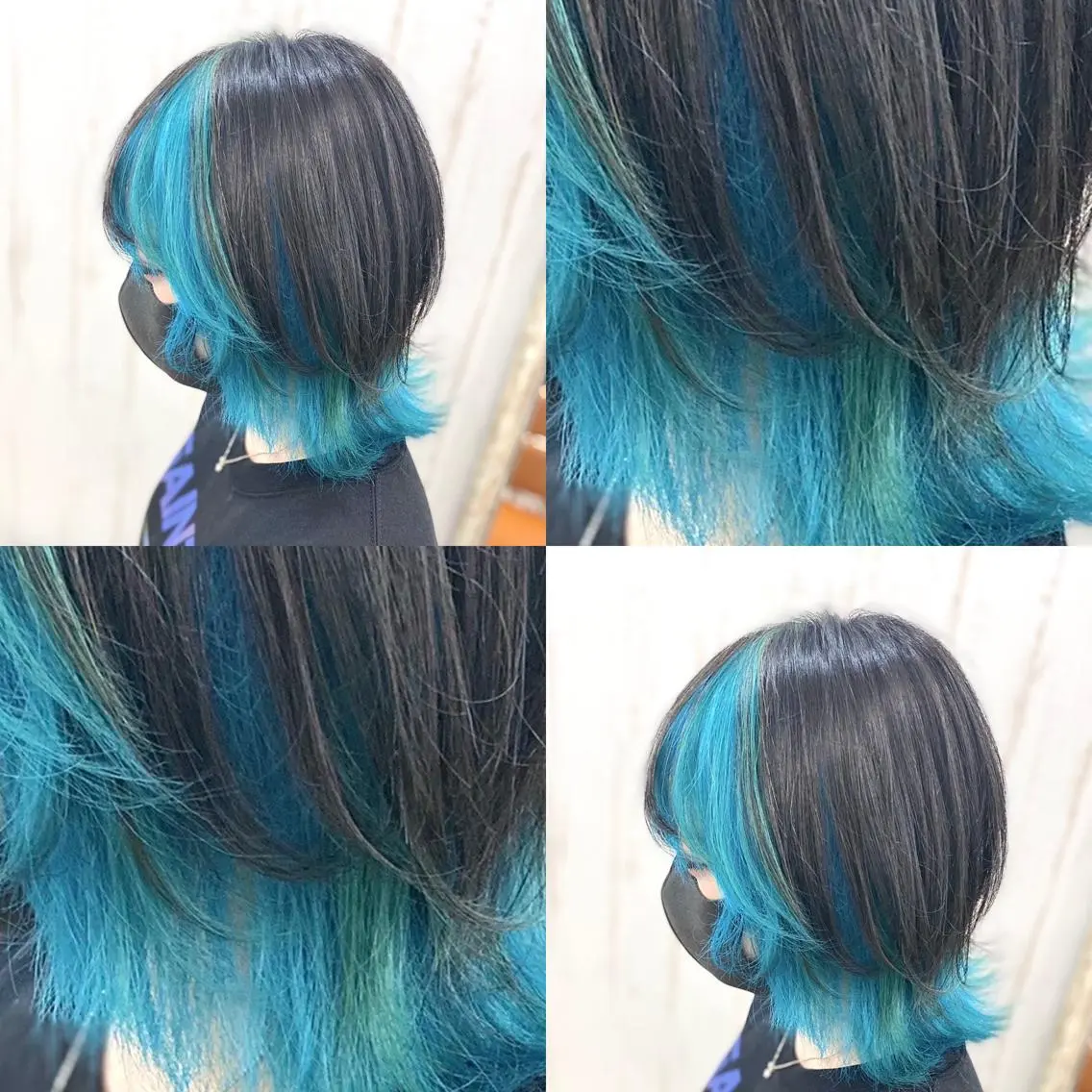 ミディアム カラー ハイトーン💫 エクステ💫maiのヘアスタイル