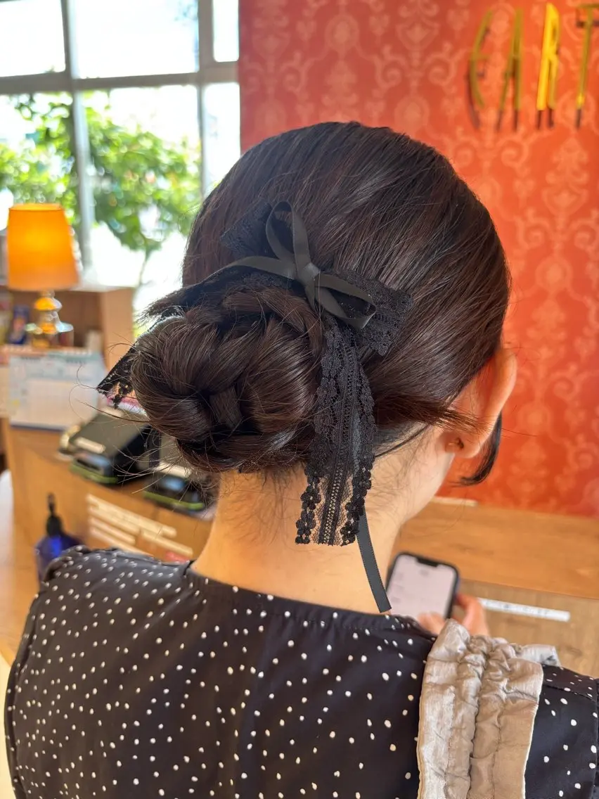 ヘアアレンジ ヘアセット 柴﨑 亜耶華のヘアスタイル