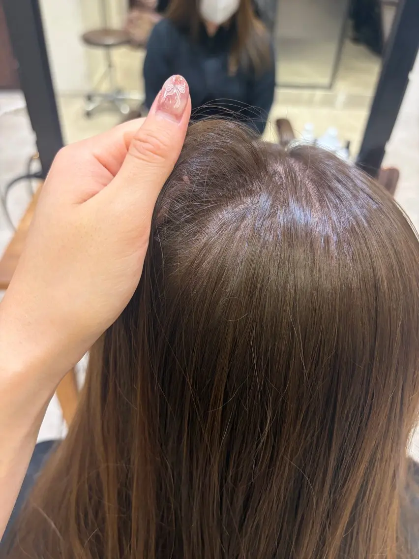 カラー ヘアカラー きのした あおいのヘアスタイル