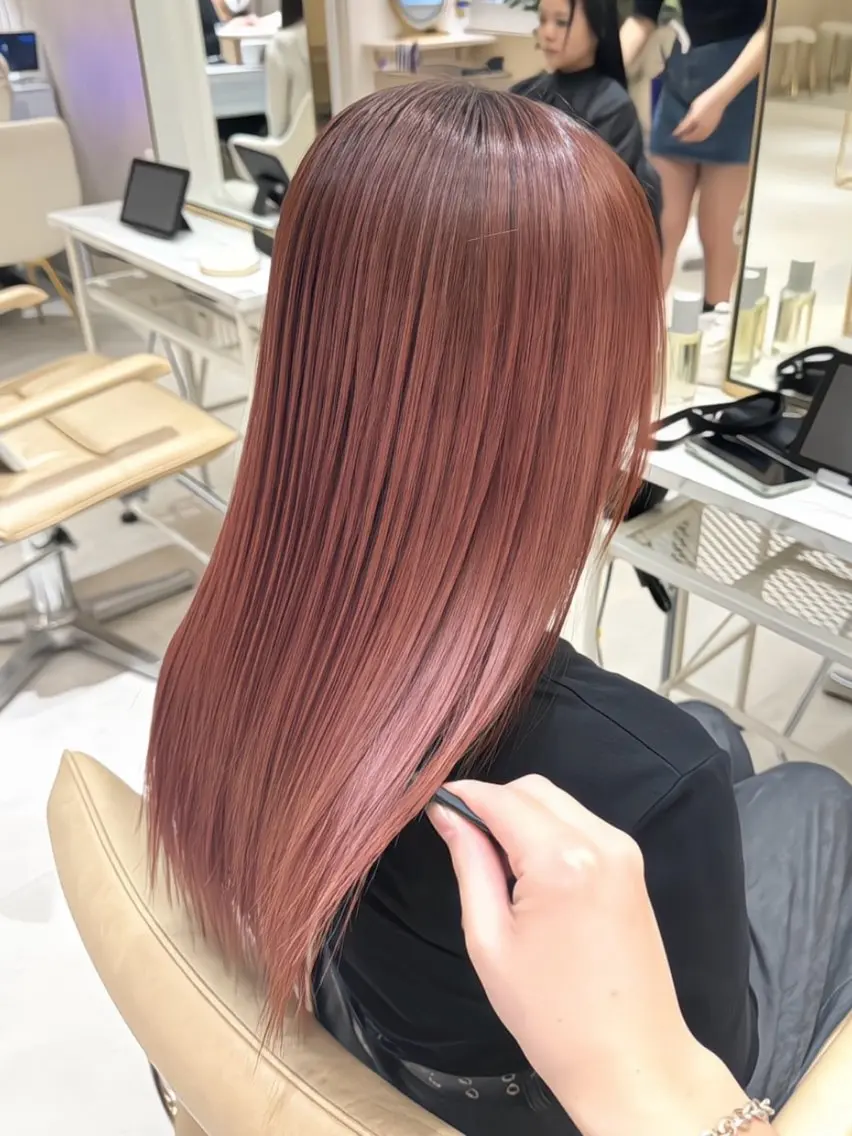 ロング カラー 髪質改善 縮毛矯正・髪質改善 支持率No1🫧北島のヘアスタイル