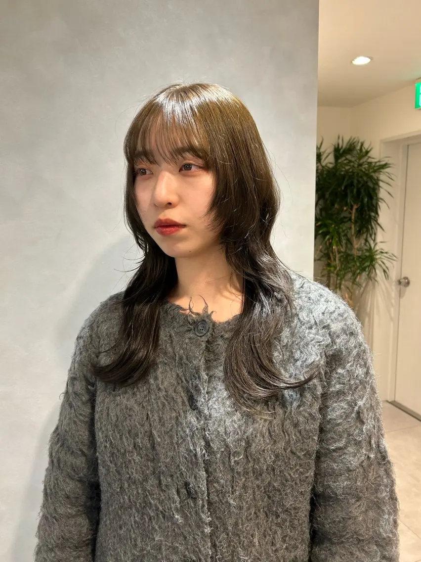 ミディアム カラー Hatsune 🐯レイヤーカットのヘアスタイル