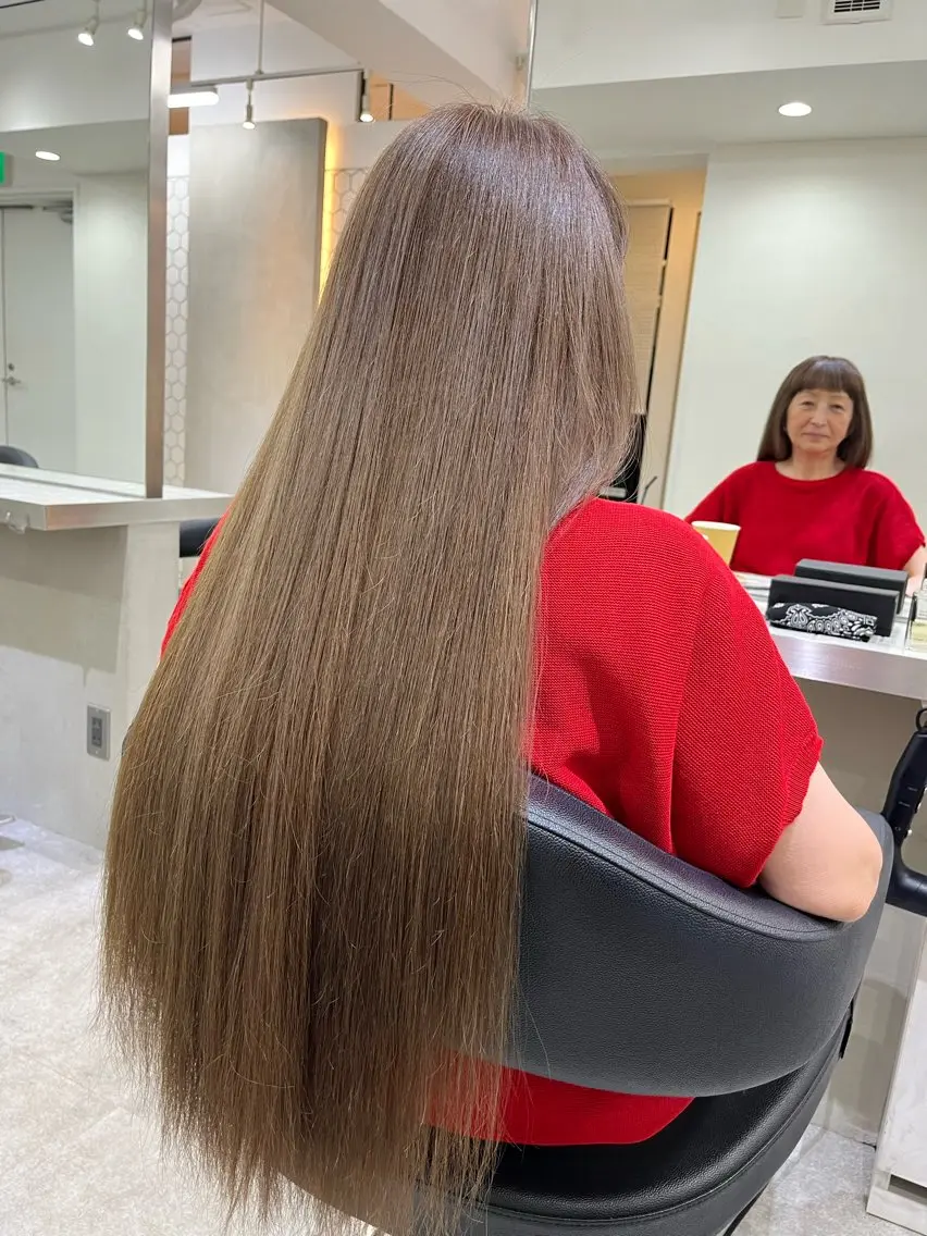 ロング カラー 塚田 直太郎のヘアスタイル