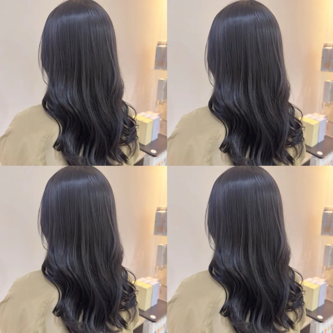 セミロング カラー カット ヘアカラー トリートメント 【髪質改善特化】 艶髪/透明感カラーのヘアスタイル