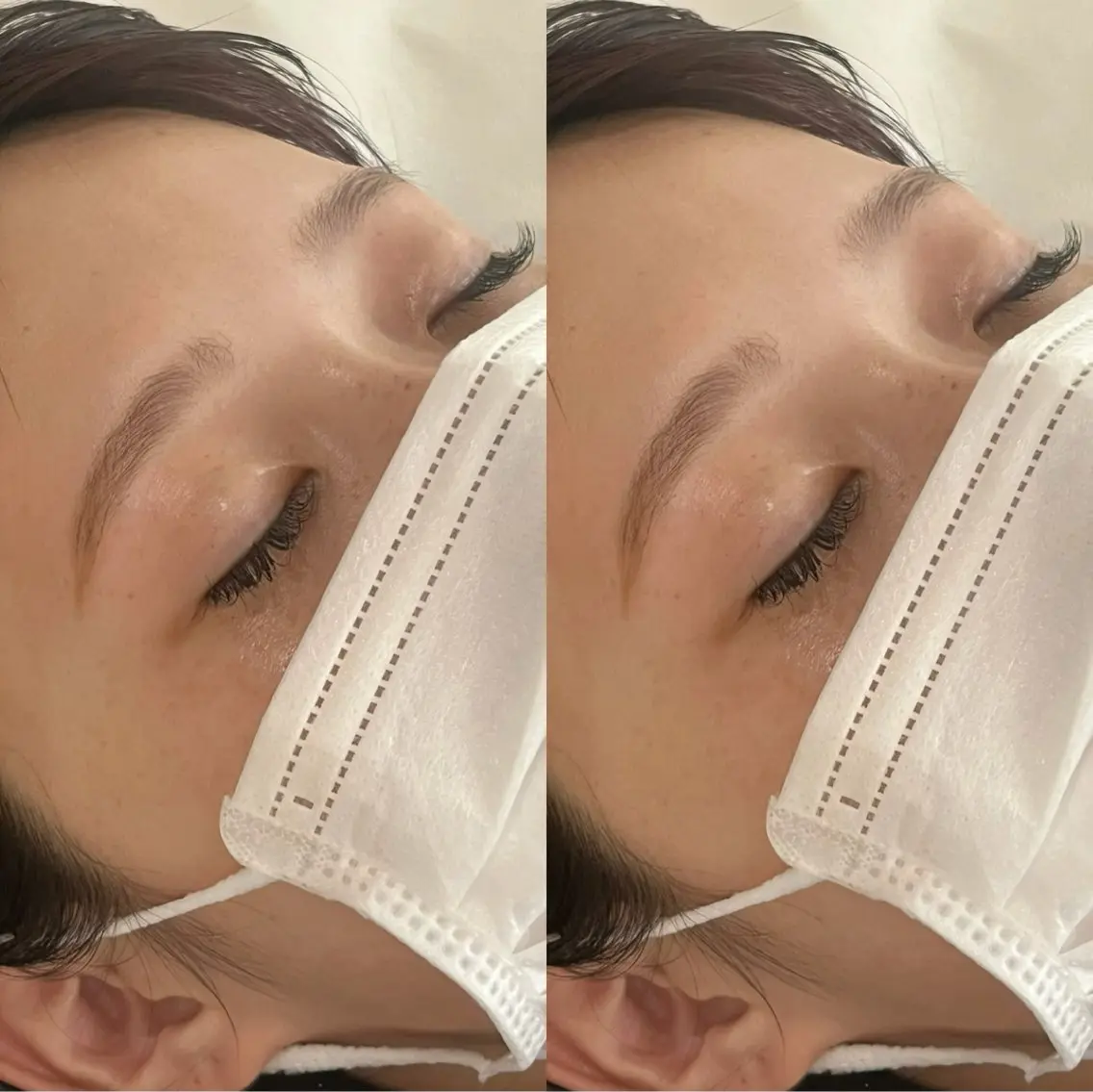 アイブロウ ハリウッドブロウリフト 喜友名 ウララのヘアスタイル