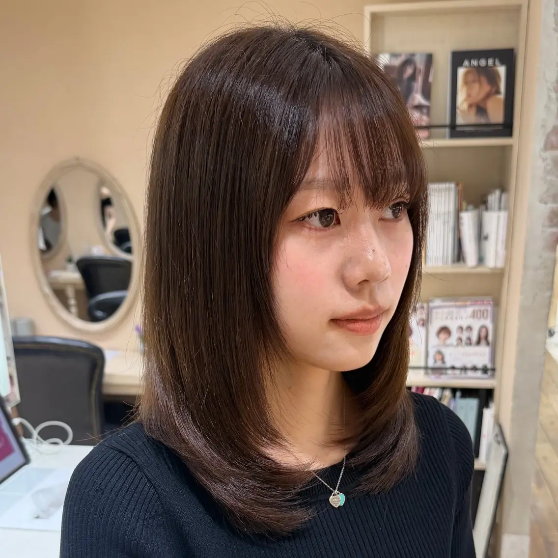 ロング 齋藤 俊知のヘアスタイル