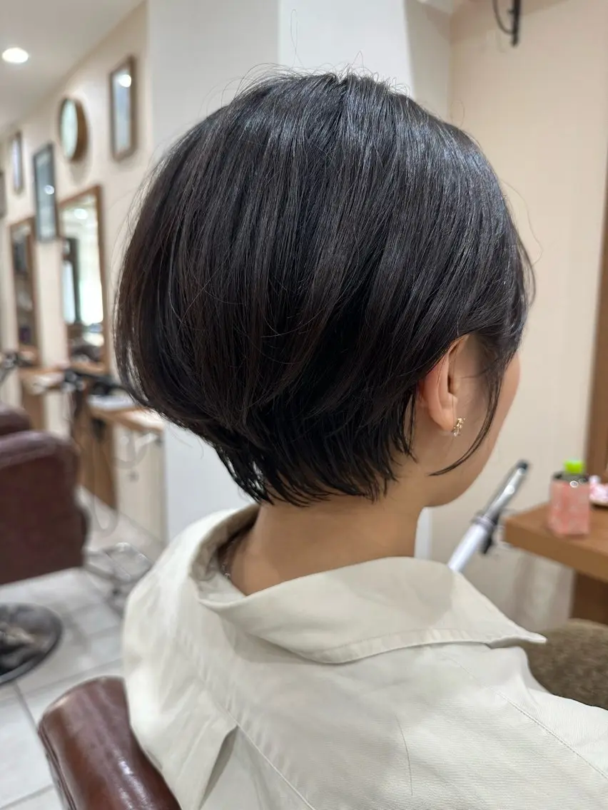 ショート カラー ボブ 似合わせカット ショートヘア 小顔カット 平日オススメ✨ コスパ&タイパ✨山下のヘアスタイル