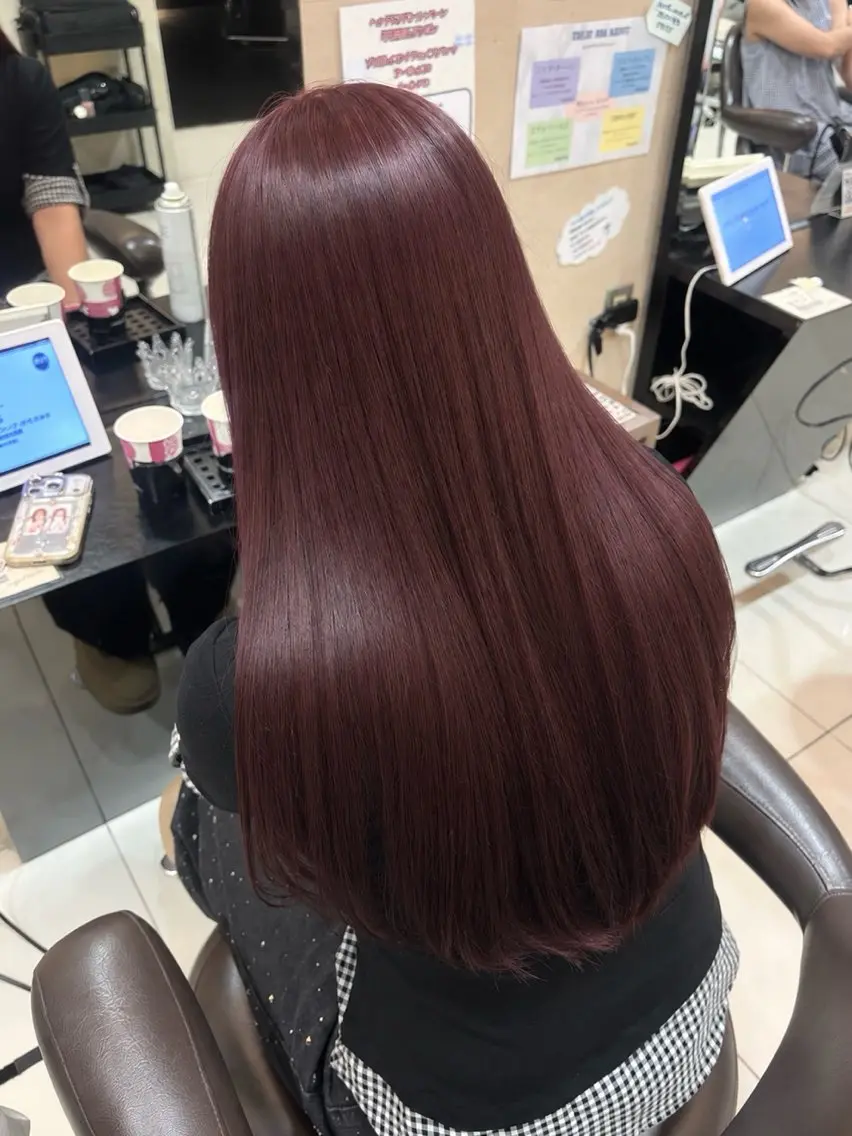 ロング ヘアカラー トリートメント 艶カラー/縮毛矯正 🩶Kai🐏のヘアスタイル
