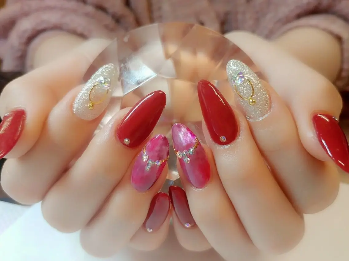 ネイル ハンドネイル 🦋YU810 ナチュラル専門店🦋のネイルデザイン
