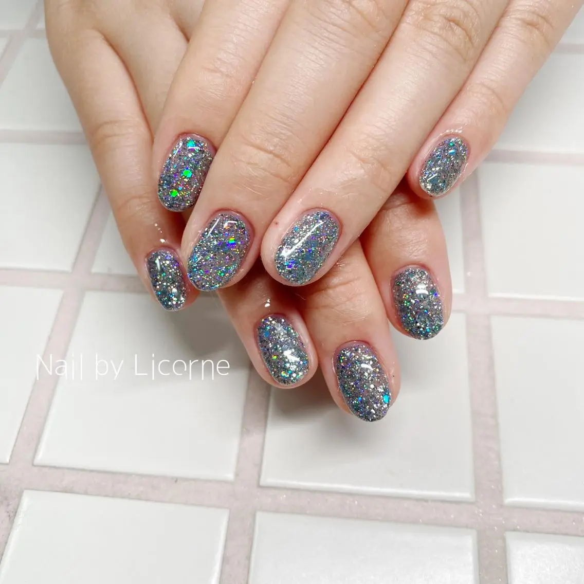 ネイル アートネイル オーロラネイル フレンチネイル 氷ネイル・うるうるネイル マグネットネイル ハンドネイル Nail by Licorneのネイルデザイン