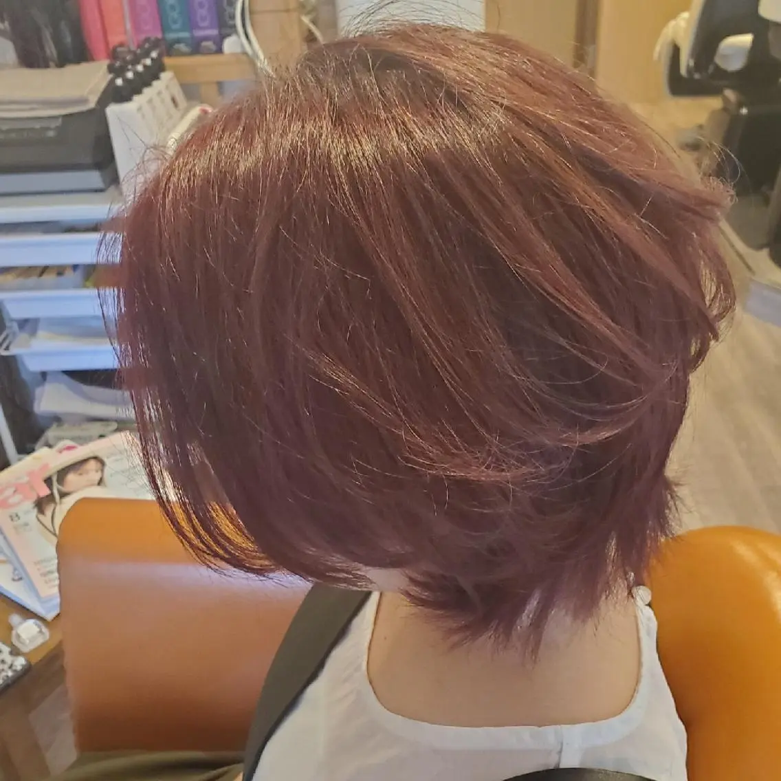 ショート カラー アディクシーカラー イルミナカラー 外国人風カラー トリートメント カット ヘアカラー トリートメント spa hair ark 富井直美のヘアスタイル