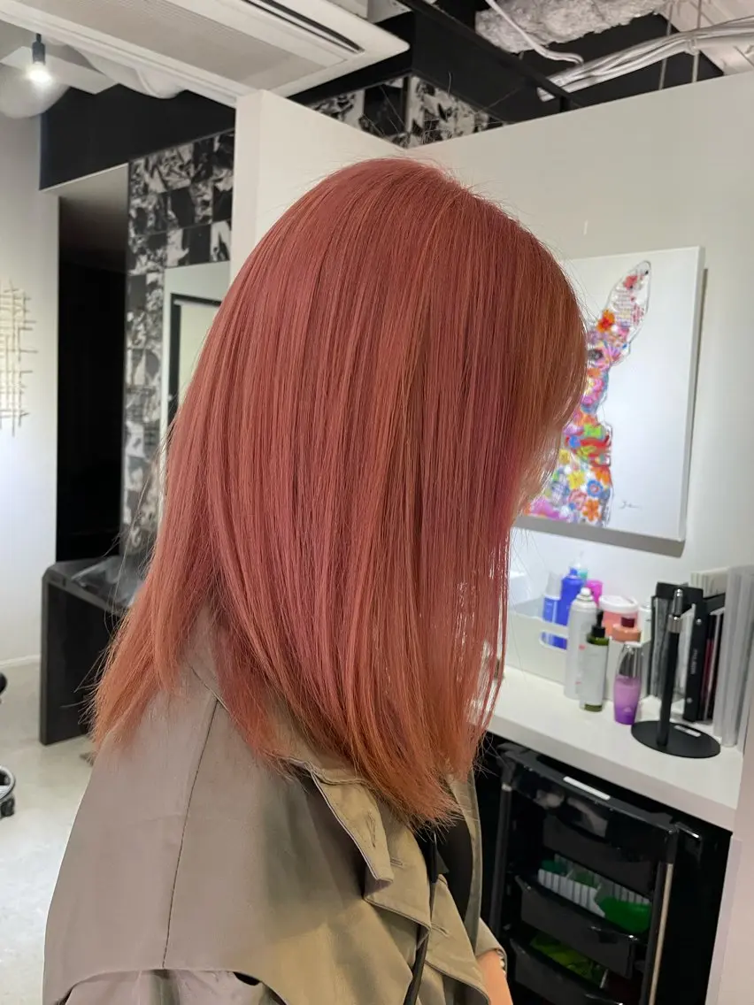ミディアム カット ヘアカラー 韓国風スタイル 北田陸斗のヘアスタイル