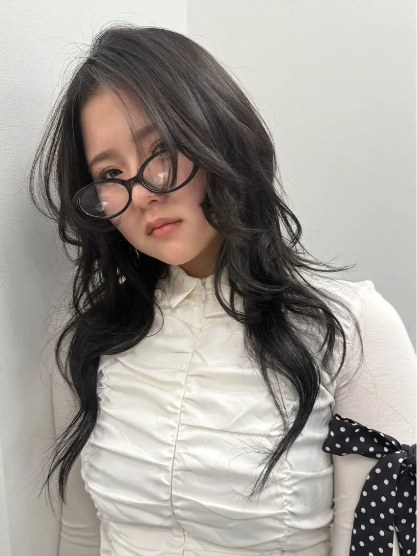 ロング ハッシュカット Daisy🎀【福岡 美容室】chiakiのヘアスタイル