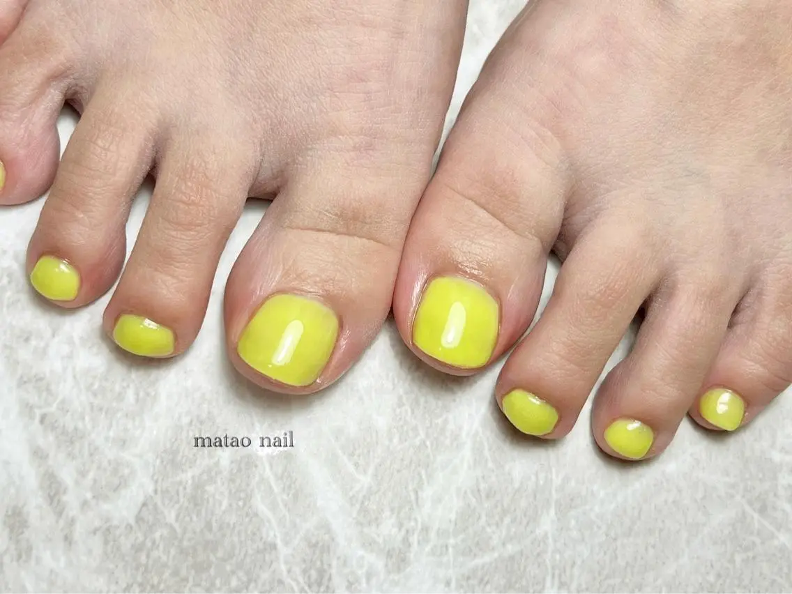ネイル ラメ(グリッター) ラメグラデーション ワンカラーネイル フットネイル matao nailの眉毛・アイブロウイメージ