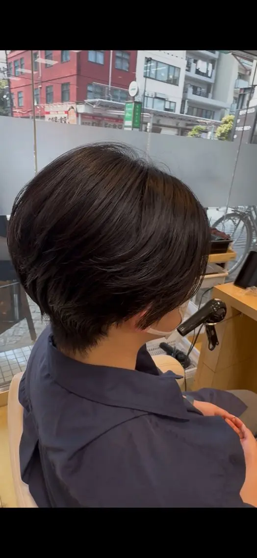 ショート ハンサムショート ショートヘア 中村 真依のヘアスタイル
