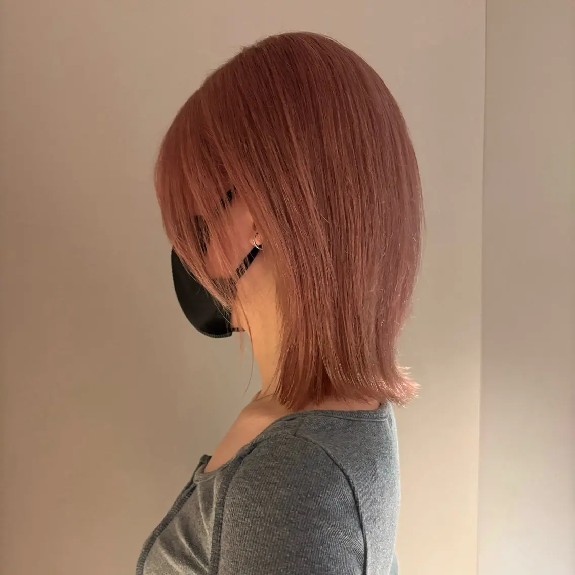 ミディアム カラー ブリーチ ボブ ヘアカラー ブリーチカラー🌟/ ちさとのヘアスタイル