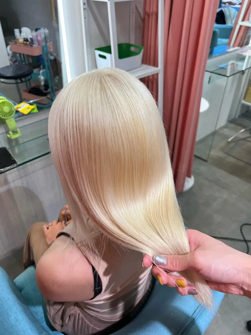 ⭐️【ブリーチクーポン】⭐️抜きっぱなしブリーチリタッチ✨の写真