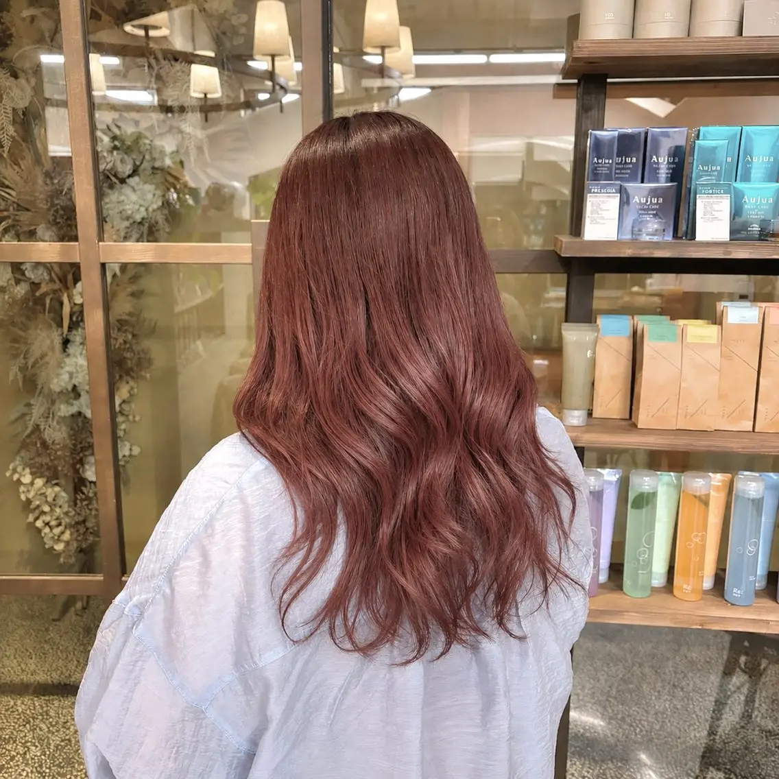 ロング カット ヘアカラー トリートメント zerohair むらなかあやね🐰ᩚのヘアスタイル