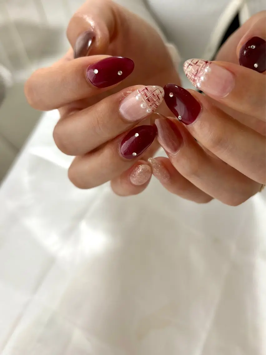 メンズ ネイル ニュアンスネイル オフィスネイル シンプルネイル Sandby muo 鈴木のネイルデザイン