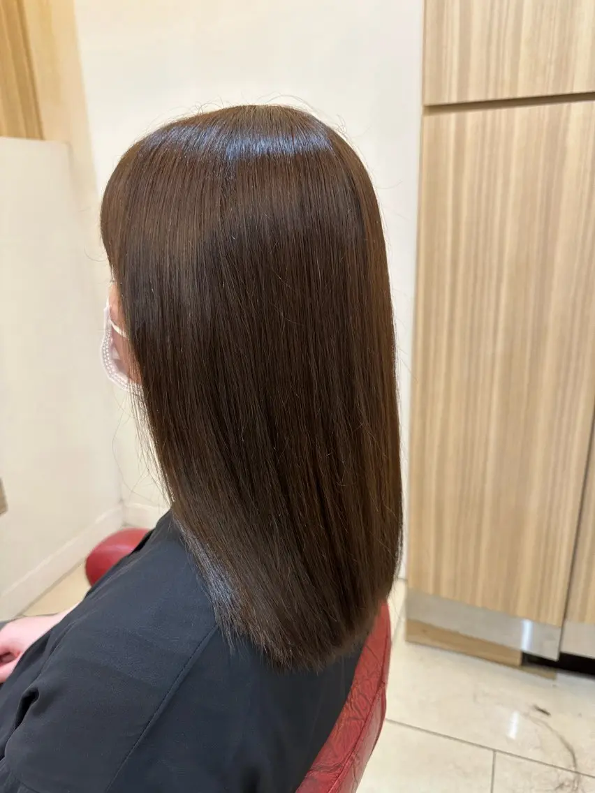 カラー ナチュラルヘア 神田一瑳のヘアスタイル