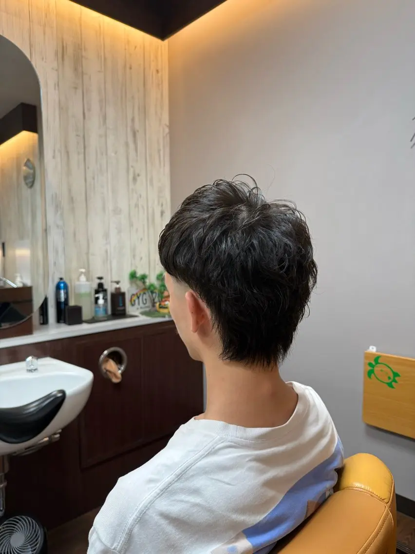 ミディアム パーマ カット パーマ ヘアセット 伊藤 良奈のヘアスタイル
