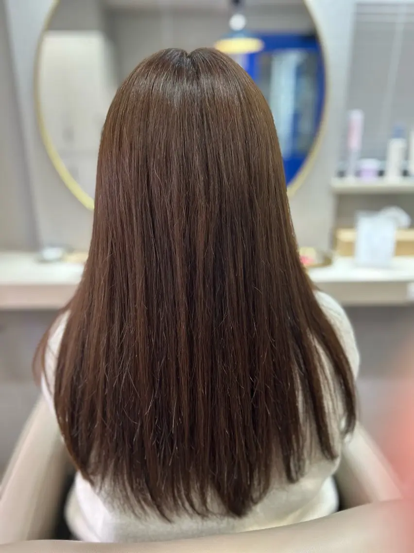 セミロング カット 池田 太一のヘアスタイル