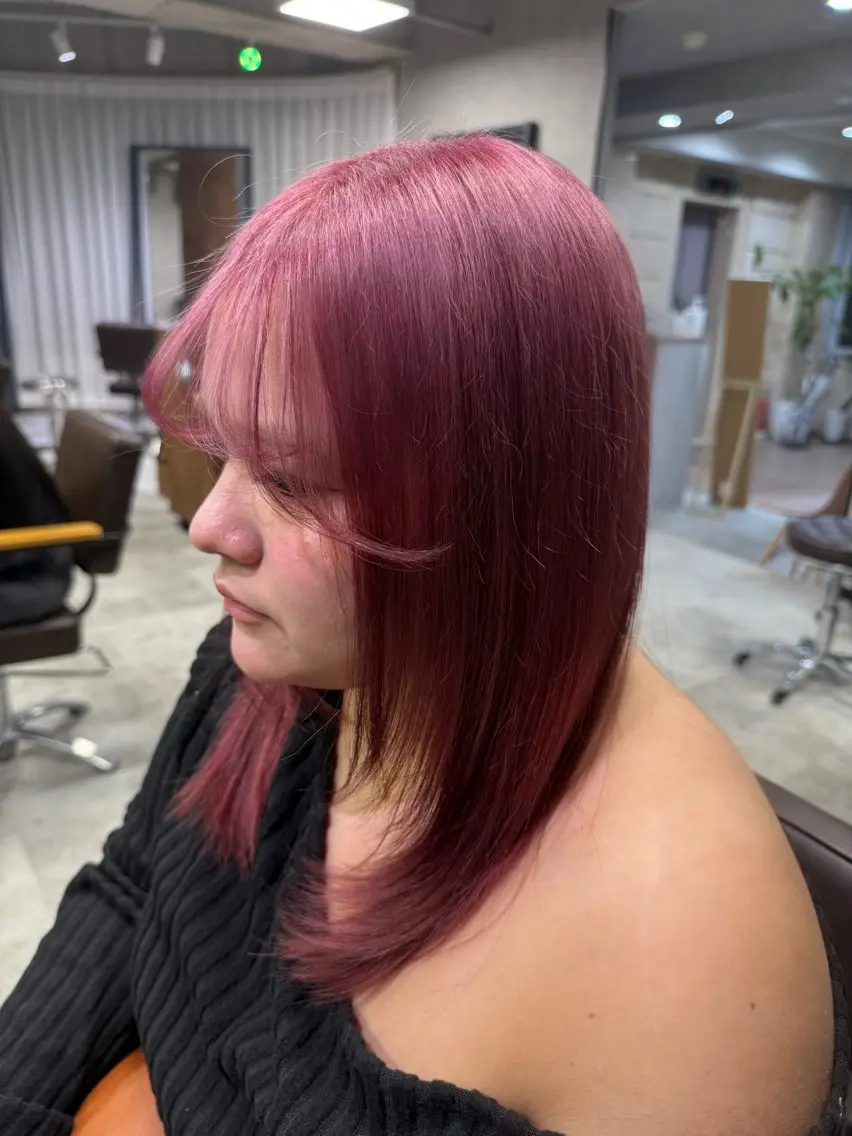 セミロング 髪質改善/艶カラー naoのヘアスタイル