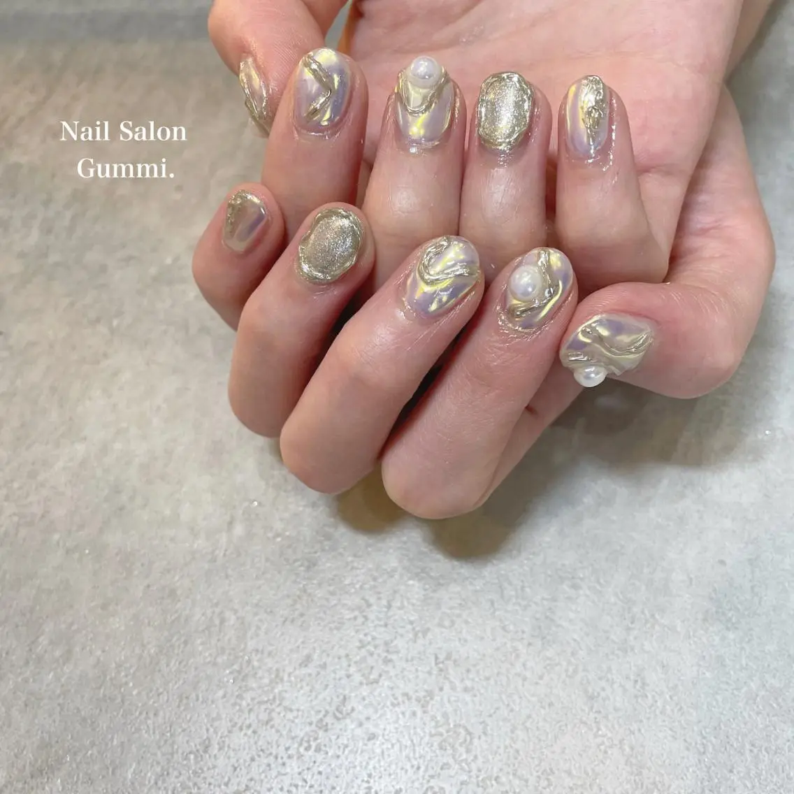 ネイル オーロラネイル Nail Salon Gummi.のネイルデザイン
