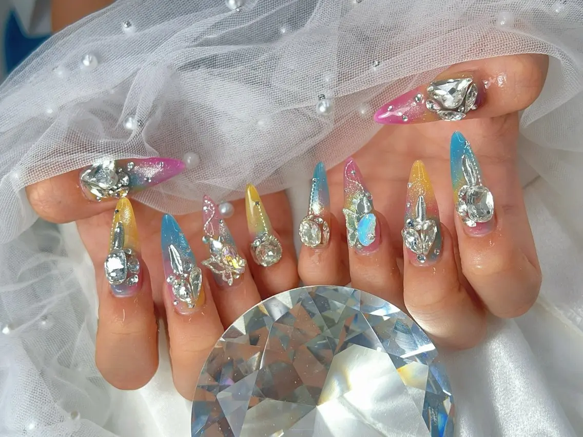 ネイル ハンドネイル bijou nails 蓮のネイルデザイン
