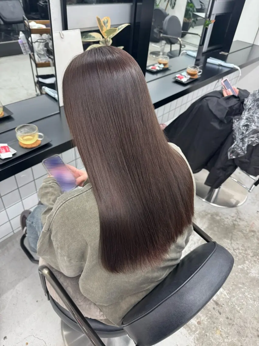 ロング カラー 🩵しの🩵 JILLSTUDIOのヘアスタイル