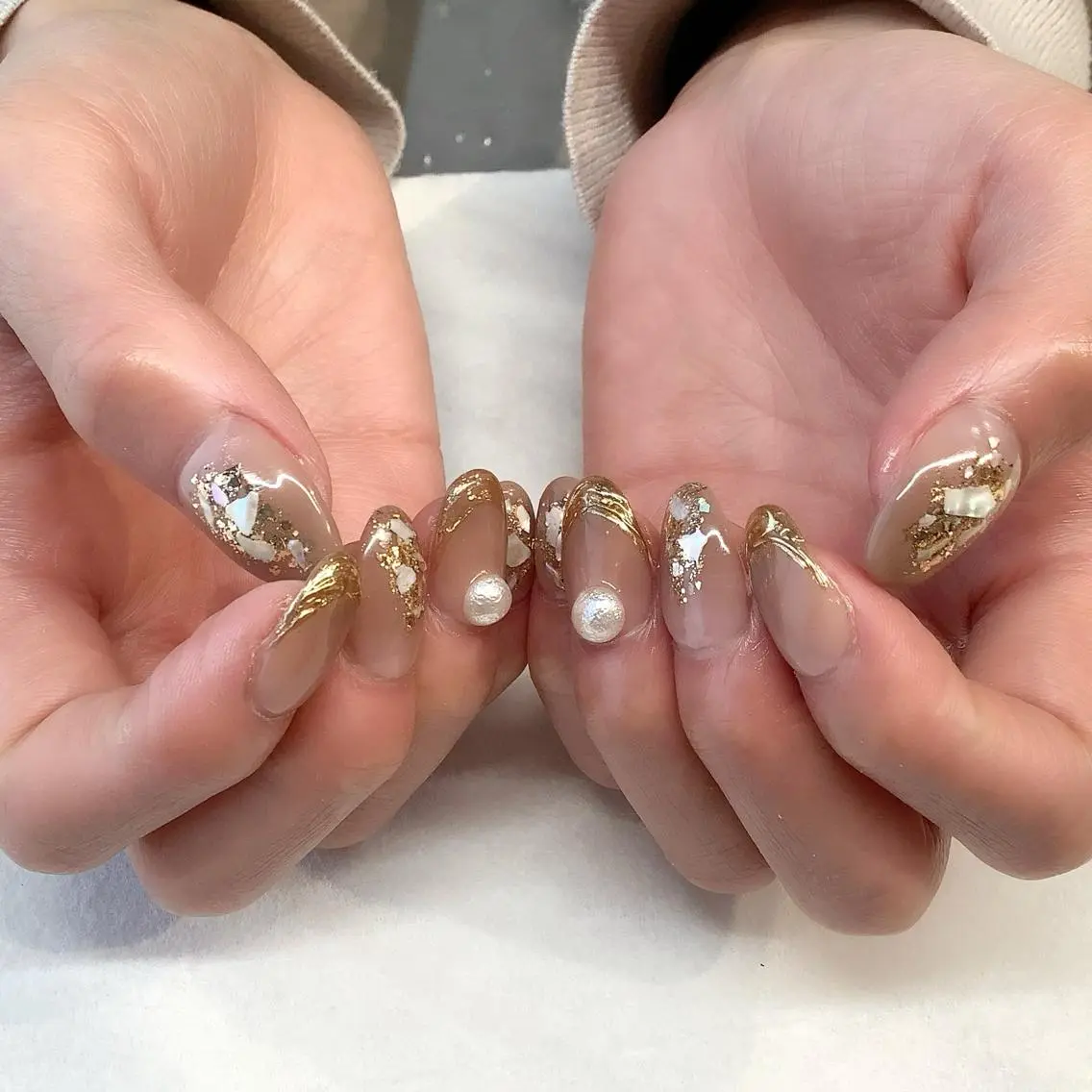 ネイル ハンドネイル 💎🐰 saki. m 🐰💎のネイルデザイン
