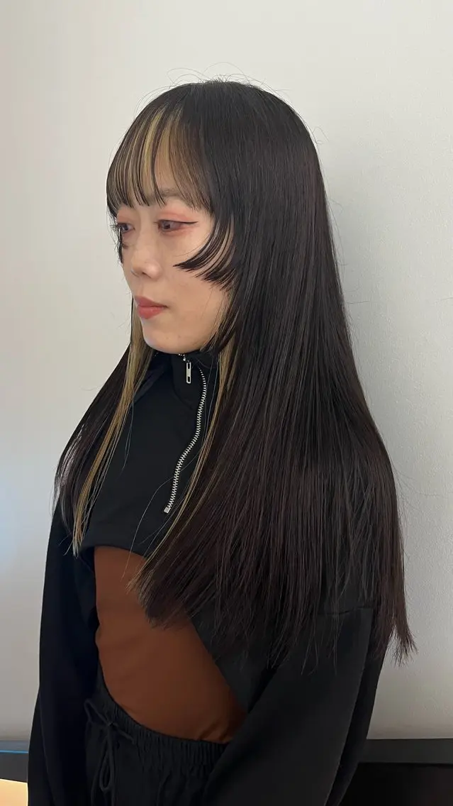 ロング メンズパーマ/ メッシュ📍ユリのヘアスタイル